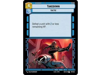 card SWH 01 077 Takedown 61b30eae9b