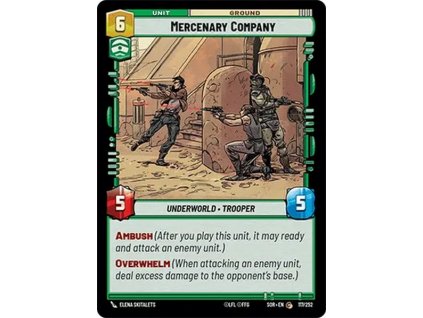 card SWH 01 117 Mercenary Company a80a97ec0e