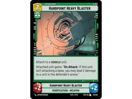 card SWH 01 121 Hardpoint Heavy Blaster a2e73fbba0