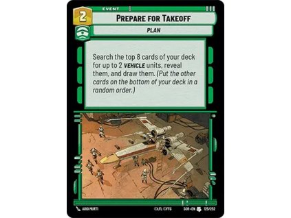 card SWH 01 125 Prepare For Takeoff d643ffe52b