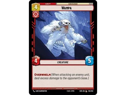 card SWH 01 164 Wampa 3890f373aa