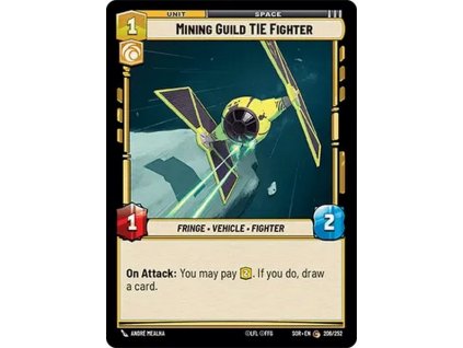card SWH 01 206 Mining Guild TIE Fighter fb27c1293e