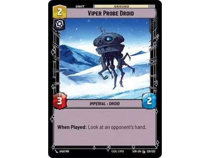 card SWH 01 228 Viper Probe Droid 91a557b6cf