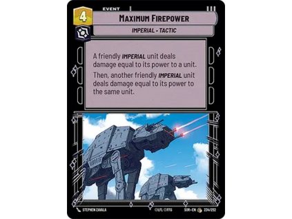 card SWH 01 234 Maximum Firepower 7df2337c32
