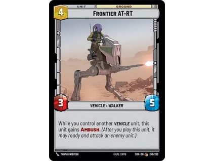 card SWH 01 249 Frontier ATRT c16ab78e05