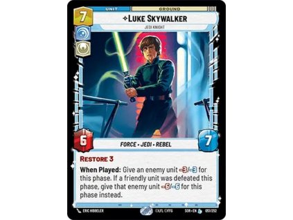 card SWH 01 051 Luke Skywalker 04975ee125