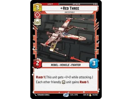 card SWH 01 144 Red Three 2e17ca688b