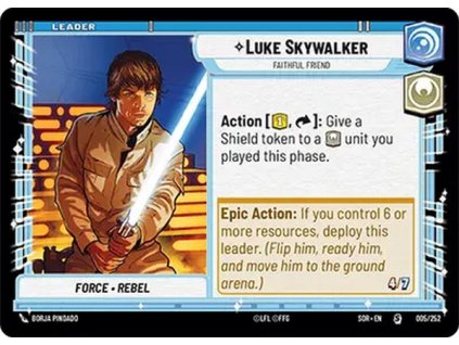 card SWH 01 005 Luke Skywalker Leader ce133fc923