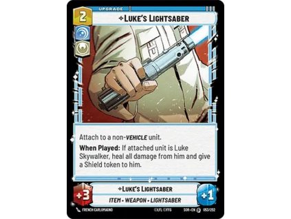 card SWH 01 053 Lukes Lightsaber 4267483ca6