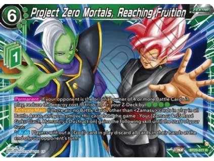 Project Zero Mortals, Reaching Fruition - Perfect Combination BT23-077