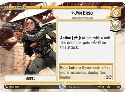 CSWH 01 284 Jyn Erso Leader HYP fc9d1cd2f8
