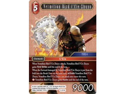 5 011H eg Vermilion Bird l ´Cie Zhuyu