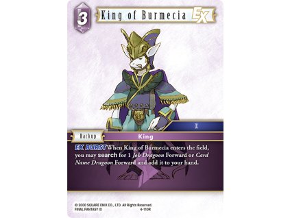 4 110R eg King of Burmecia