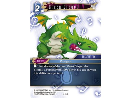 4 124C eg Green Dragon