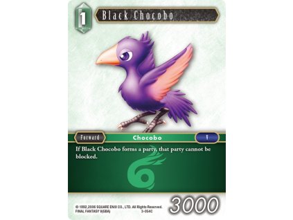 3 054C eg Black Chocobo