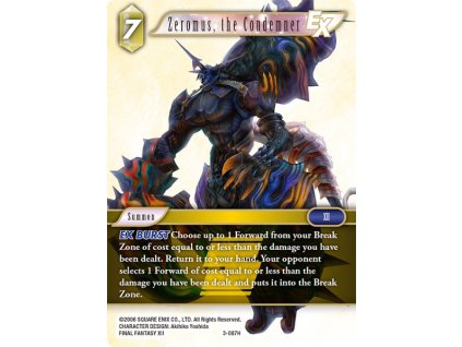 3 087H eg Zeromus, the Condemner