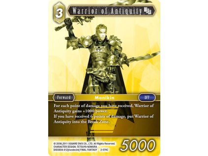 2 074C eg Warrior of Antiquity