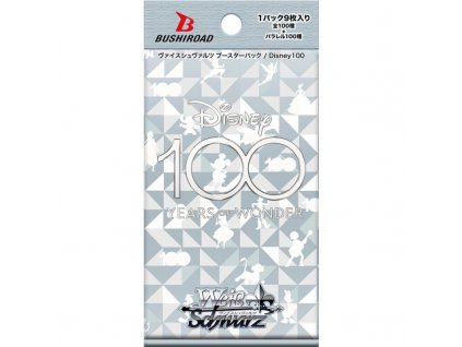 disney 100 years of wonder booster pack weiss schwarz