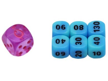 Pokemon - Evolving Skies Elite Trainer Sylveon, Espeon, Glaceon, Vaporeon Dice Set - Kostky