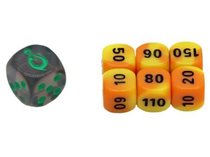 Pokemon - Evolving Skies Elite Trainer Leafeon, Umbreon, Jolteon, Flareon Dice Set - Kostky