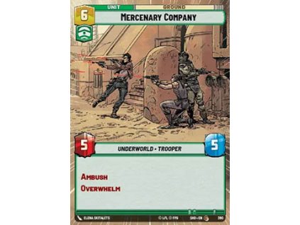 Mercenary Company 121/262 - Shadows of the Galaxy Extra