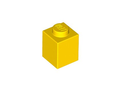 LEGO kostička 1 x 1 žlutá 3005