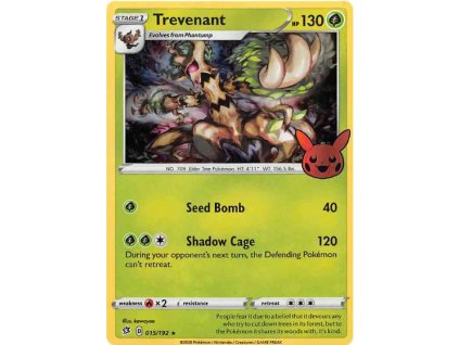 Halloween Trevenant 015/192 - Trick or Trade