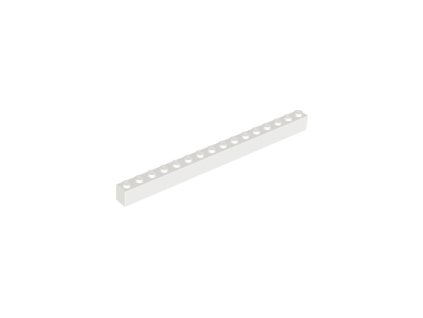 LEGO kostička 1 x 16 bílá 2465