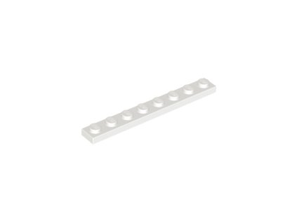LEGO kostička 1 x 8 bílá 3460