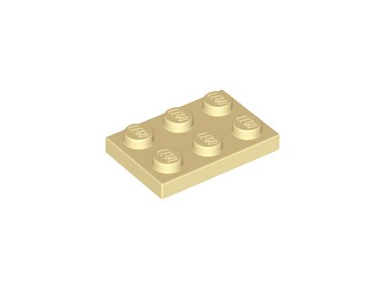 LEGO kostička 2 x 3 béžová 3021