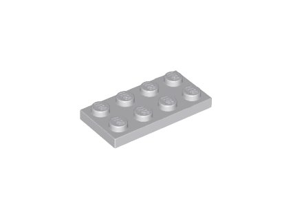 LEGO destička 2 x 4 světle šedá 3020