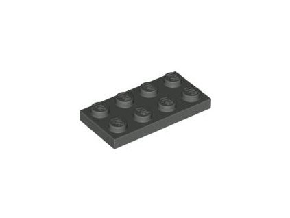 LEGO destička 2 x 4 černá 3020