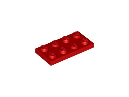 LEGO destička 2 x 4 červená 3020