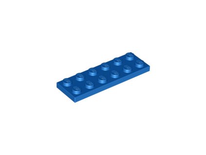 LEGO destička 2 x 6 modrá 3795