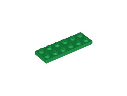 LEGO destička 2 x 6 zelená 3795