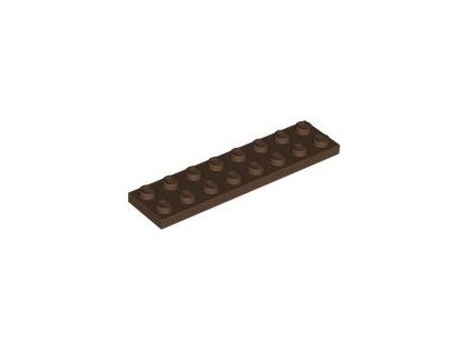 LEGO kostička 2 x 8 hnědá 3034