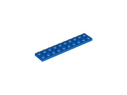 LEGO kostička 2 x 10 modrá 3832