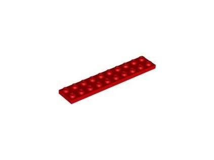 LEGO destička 2 x 10 červená 3832