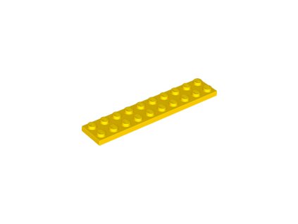 LEGO destička 2 x 10 žlutá 3832