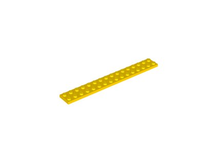LEGO destička 2 x 16 žlutá 4282