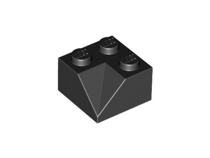 Dvojitý Sklon 3046 černý 2 x 2