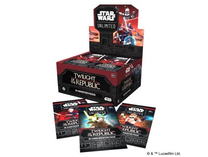 Star Wars: Unlimited - Twilight of the Republic Booster Box (24 boosterů)