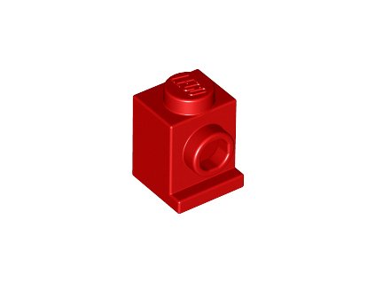 Technic, Modified 1 x 1 with Headlight červená 4070
