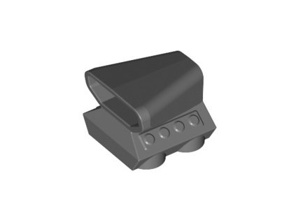 Horní část vzduchového motoru 50943 tmavě šedý