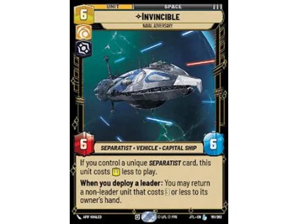 Invincible, Naval Adversary (V.1) 191/202 - Jump to Lightspeed