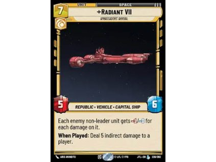 Radiant VII, Ambassadors' Arrival (V.1) 226/202 - Jump to Lightspeed