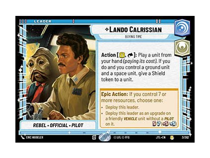 Lando Calrissian, Buying Time 003/202 - Jump to Lightspeed