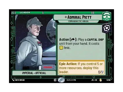 Admiral Piett, Commanding the Armada 005/202 - Jump to Lightspeed