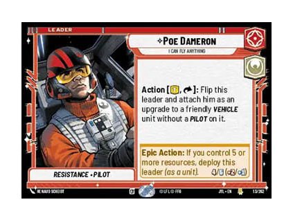 Poe Dameron, I Can Fly Anything 013/202 - Jump to Lightspeed