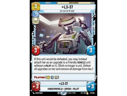 L3-37, Get Out Of My Seat 049/202 - Jump to Lightspeed